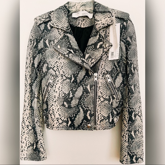 IRO Ashville Jacket in Snake NWT (Size FR34; US 0-2) - Picture 2 of 9